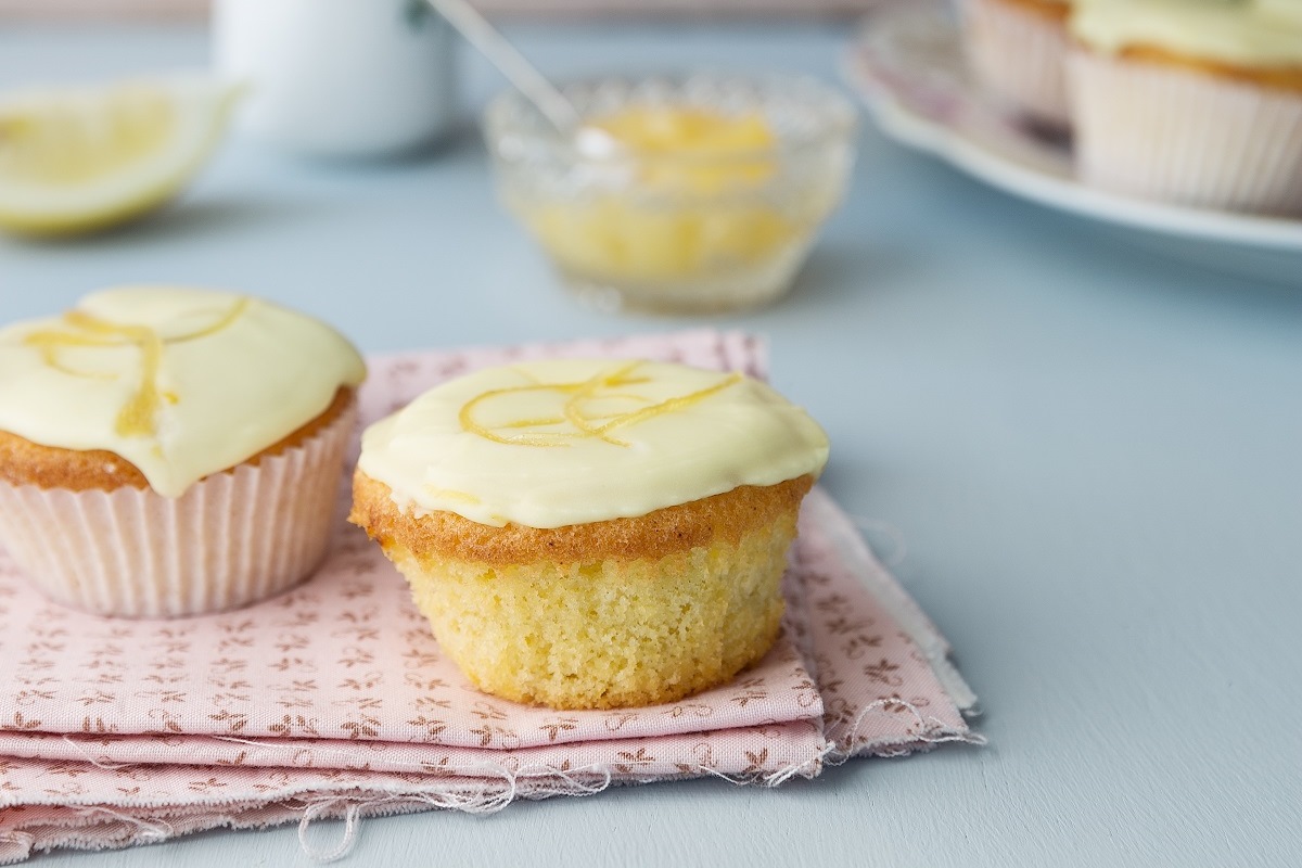 Lemon Curd Cupcakes Recipe | Odlums
