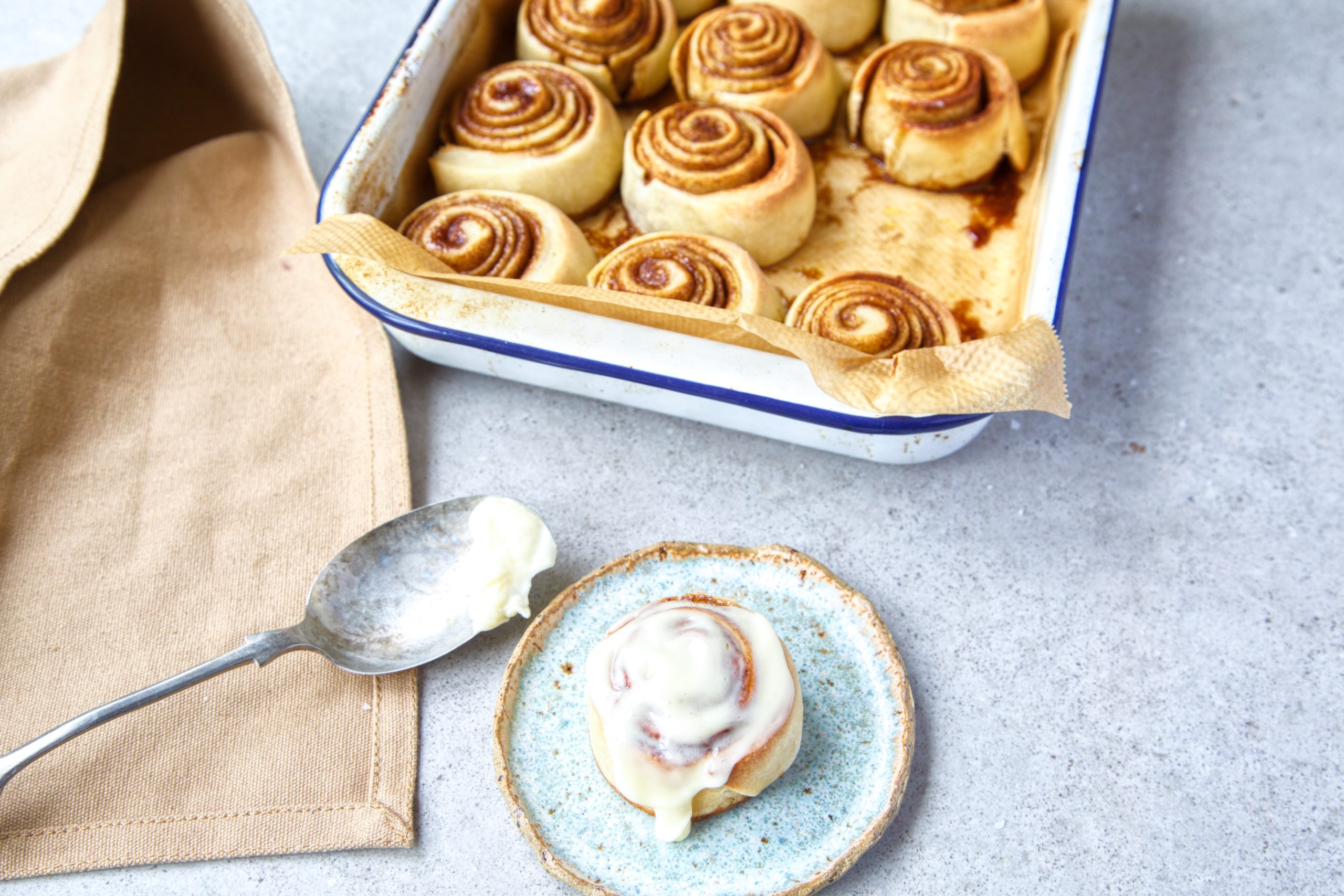 Cinnamon Roll with Icing